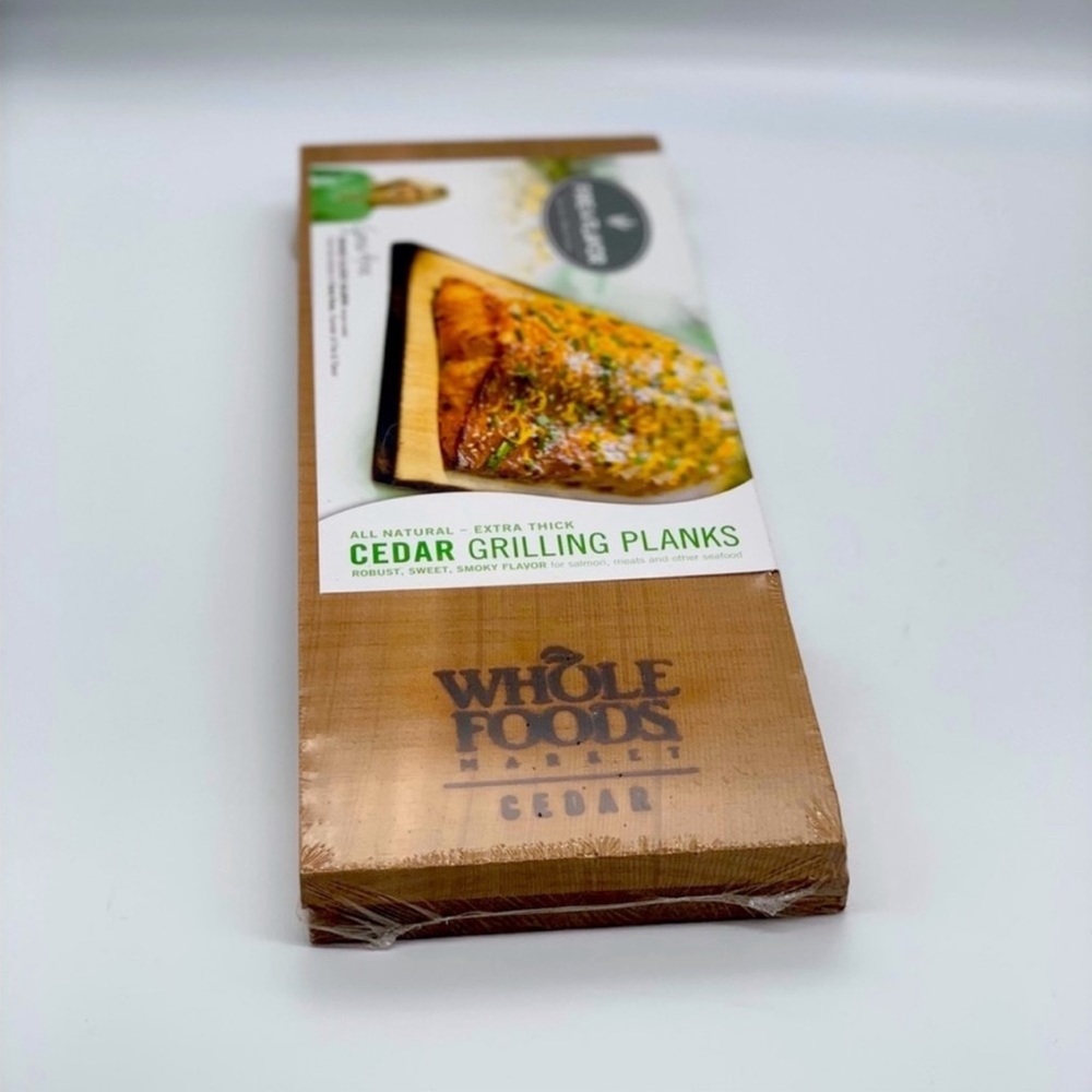 CEDAR GRILLING WOOD PLANKS SET OF TWO.